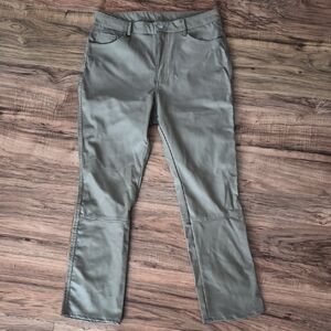 💙 H&M - NEW Faux Taupe Leather Pants!